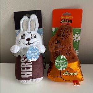 NEW Limited Edition Hersheys Reese’s Plush Dog Toys